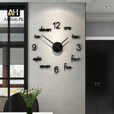 Big Size With 12 Inch Needles Designer 3D Wall Clocks – Elegant Home Décor